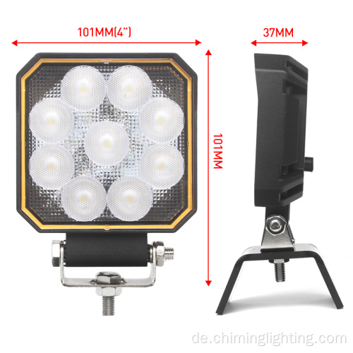 4 Zoll Quadrat Offroad Auto Arbeit Licht andere Auto Licht Accessoires 20W LED -Arbeitslicht für LKW